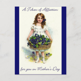 Carte Postale Journée vintage des mères