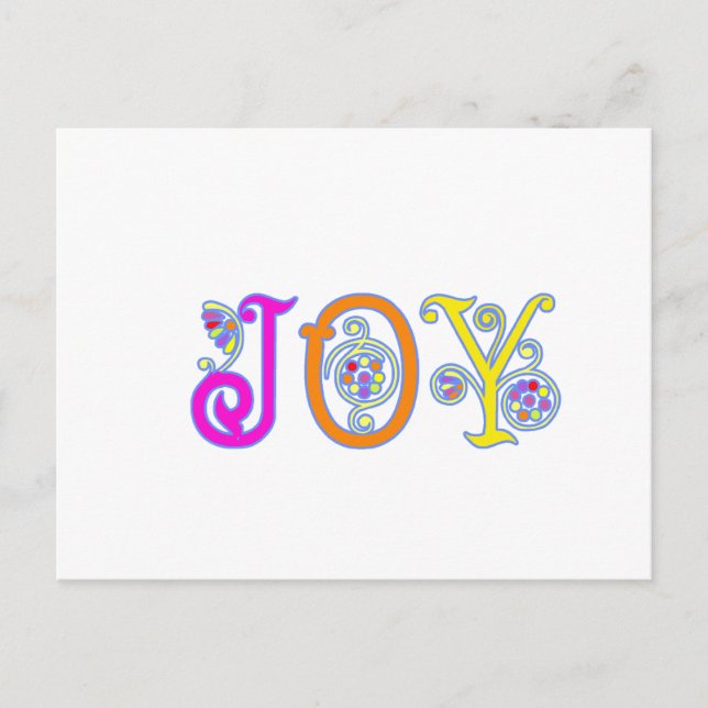 CARTE POSTALE JOY ! (Devant)