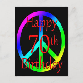 Carte postale Joyeuse 70e anniversaire