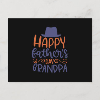 Carte Postale Joyeuse Fête des Pères Grand-père