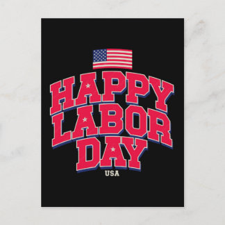 Carte Postale Joyeuse fête du Travail Célébrant les Travailleurs
