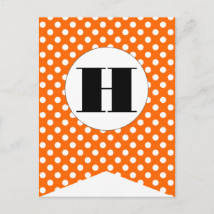 Carte postale Joyeuse Halloween Flag Bunting Banne