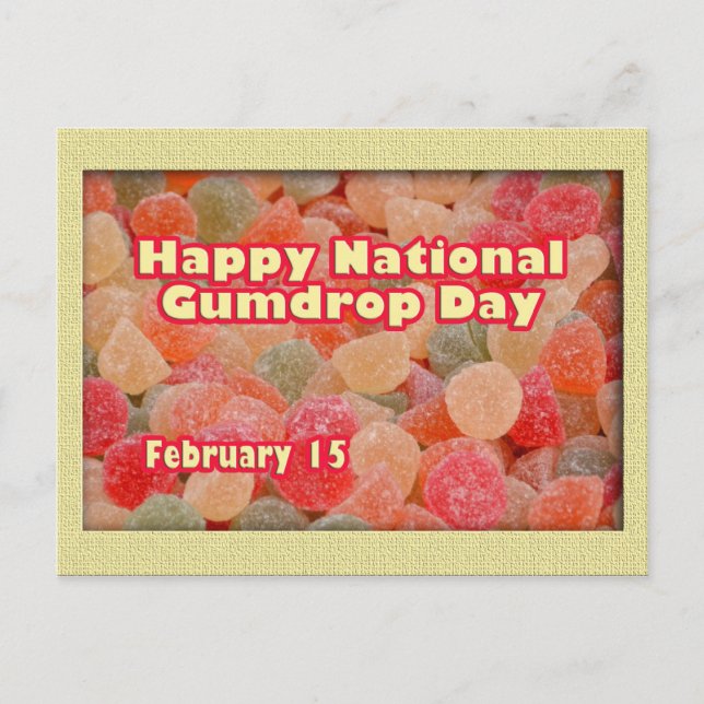 Carte Postale Joyeuse Journée nationale de la goutte d'eau 15 fé (Devant)