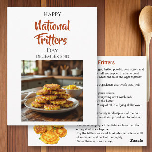 Carte Postale Joyeuse Journée nationale des beignets   2 décembr