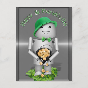 Carte Postale Joyeuse Saint Patrick de Little Robo-x9