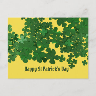 Carte Postale Joyeuse Saint-Patrick et Bonne Chance