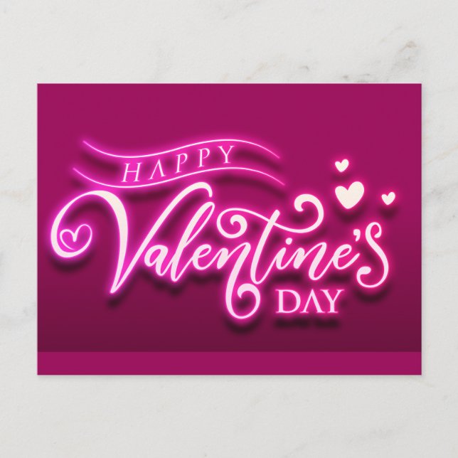 Carte Postale Joyeuse Saint-Valentin  (Devant)