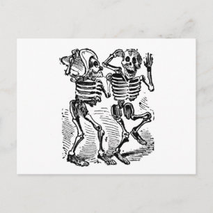 Carte Postale "Joyeuses Calaveras", le jour des morts au Mexique