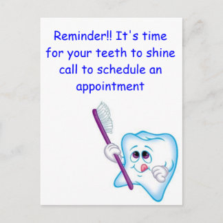 Carte Postale Joyeuses dents