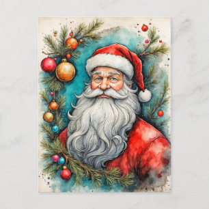 Carte Postale Joyeuses Fêtes De Père Noël