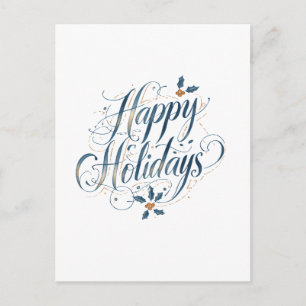 Carte Postale Joyeuses Fêtes Joyeux Noël Famille Nouvel An
