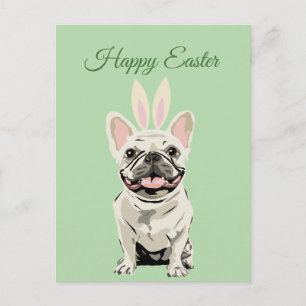 Carte Postale Joyeuses Pâques, chien