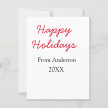 Joyeuses vacances rouge noir amour nom de famille