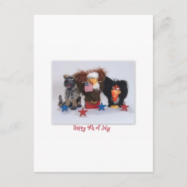 Carte Postale Joyeux 4 juillet ! ! ! (Devant)