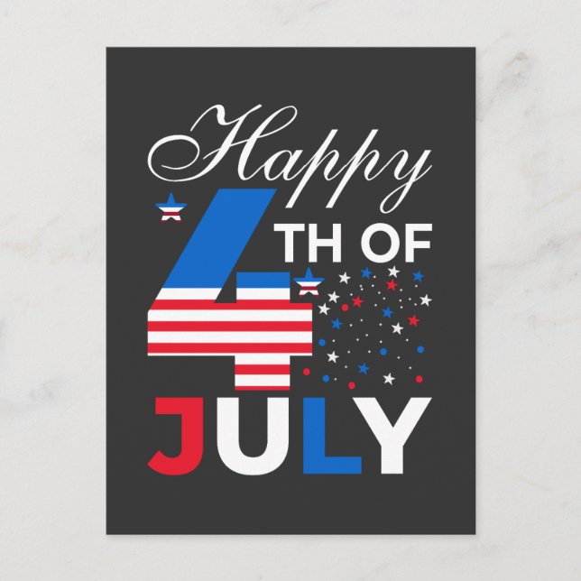 Carte Postale Joyeux 4 juillet-97958 (Devant)