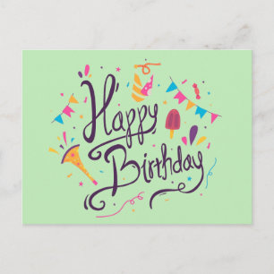 Carte Postale Joyeux Anniversaire