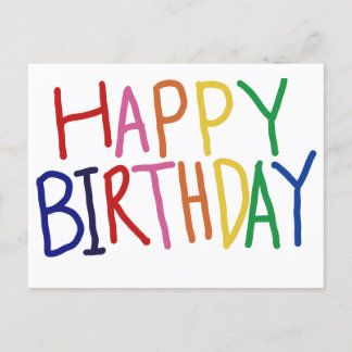 Carte postale Joyeux anniversaire