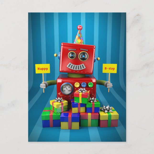 Carte Postale Joyeux anniversaire (Devant)