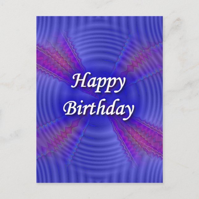 Carte Postale Joyeux anniversaire (Devant)