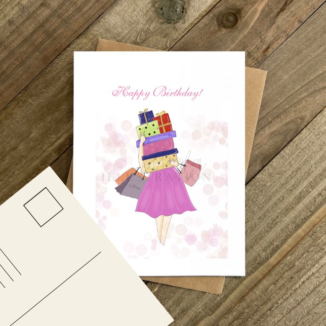 Carte Postale Joyeux anniversaire,  (Créateur téléchargé)