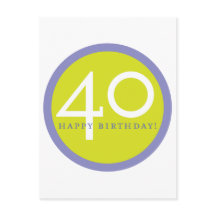 Joyeux anniversaire, 40 ans !