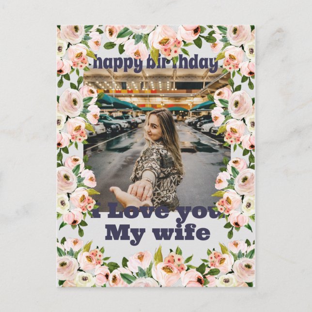 Carte Postale Joyeux anniversaire à ton fils, à ton mari, sacré (Devant)