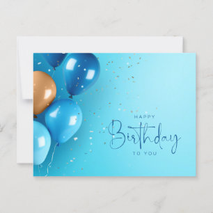 Carte Postale Joyeux anniversaire à vous