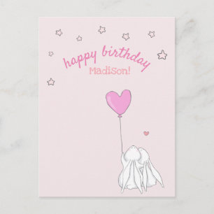 Carte Postale Joyeux anniversaire ! Anniversaire de la fille des