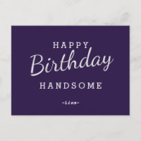 Joyeux Anniversaire belle violet Anniversaire Cart