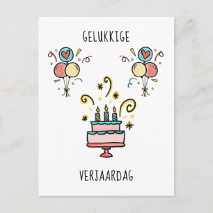 Carte Postale Joyeux Anniversaire Bon Anniversaire