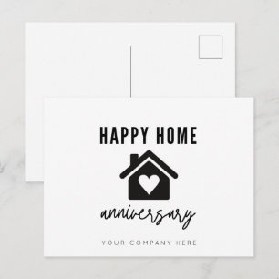 Carte Postale Joyeux Anniversaire de Maison 