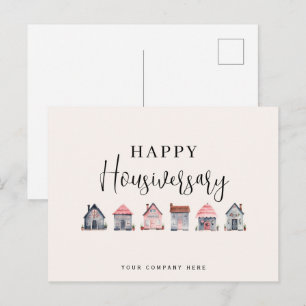 Carte Postale Joyeux Anniversaire de Maison Immobilier