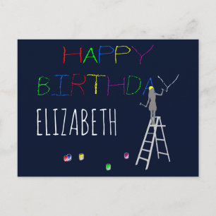 Carte Postale Joyeux anniversaire drôle personnalisable