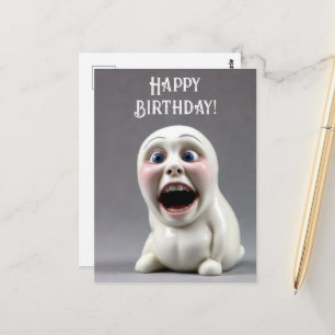 Carte Postale Joyeux Anniversaire Figurine Drôle