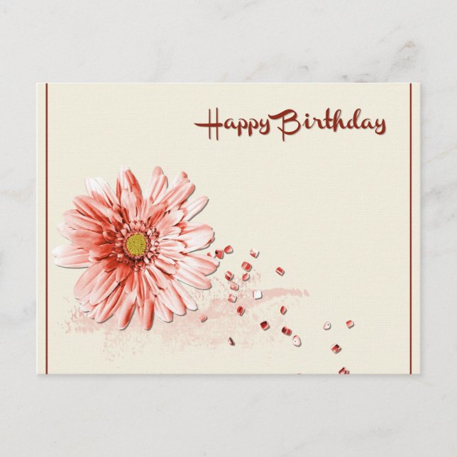 Carte Postale Joyeux Anniversaire Flora Personnaliser Destiny De (Devant)