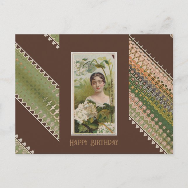Carte Postale Joyeux Anniversaire Floral Beauties 49 (Devant)