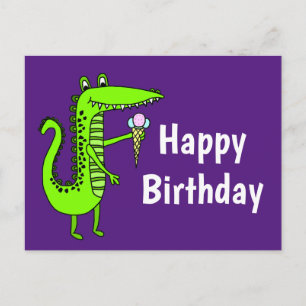 Carte Postale Joyeux Anniversaire Gator