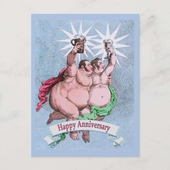 Carte Postale Joyeux Anniversaire Gay (Devant)