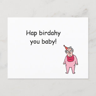 Carte Postale Joyeux anniversaire, grand bébé !