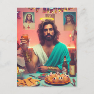 Carte Postale Joyeux anniversaire Jésus