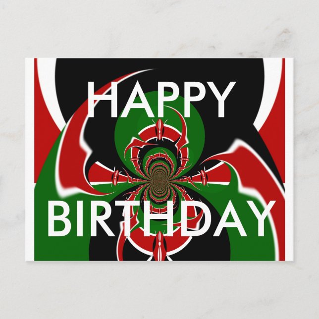 Carte Postale Joyeux anniversaire mignonne Nice et belle (Devant)