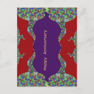Carte Postale Joyeux anniversaire - Oriental Art Emotional Touch