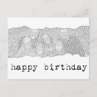 joyeux anniversaire (papier déchiré)