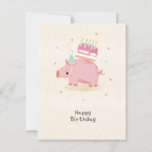 Joyeux anniversaire petit cochon voleur