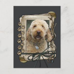 Carte Postale Joyeux Anniversaire - Poches de pierre - GoldenDoo