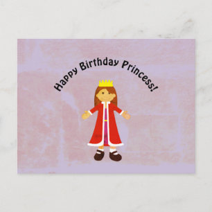 Carte Postale Joyeux Anniversaire Princesse Cute Cartoon Princes