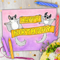 Joyeux Anniversaire Sugar Gliders