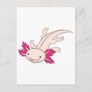 Carte Postale Joyeux Axolotl mexicain