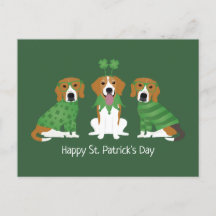 Joyeux chien Beagle Jour de la Saint Patrick