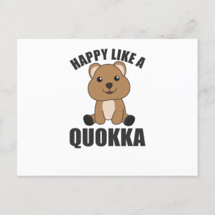 Carte Postale Joyeux Comme Un Quokka - Sweet Quokka Sweet Animau